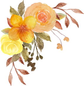 Watercolor Flower Arrangement 