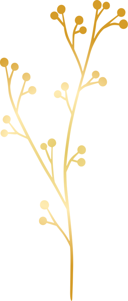 Elegant Golden Leaves
